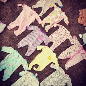 0-3M girl pajamas